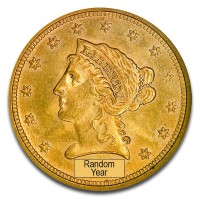 $5 U.S. Liberty Gold Coin, Cleaned/Jewelry Grade