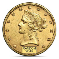 $2.50 U.S. Liberty Gold Quarter Eagles, Cleaned/Jewelry Grade